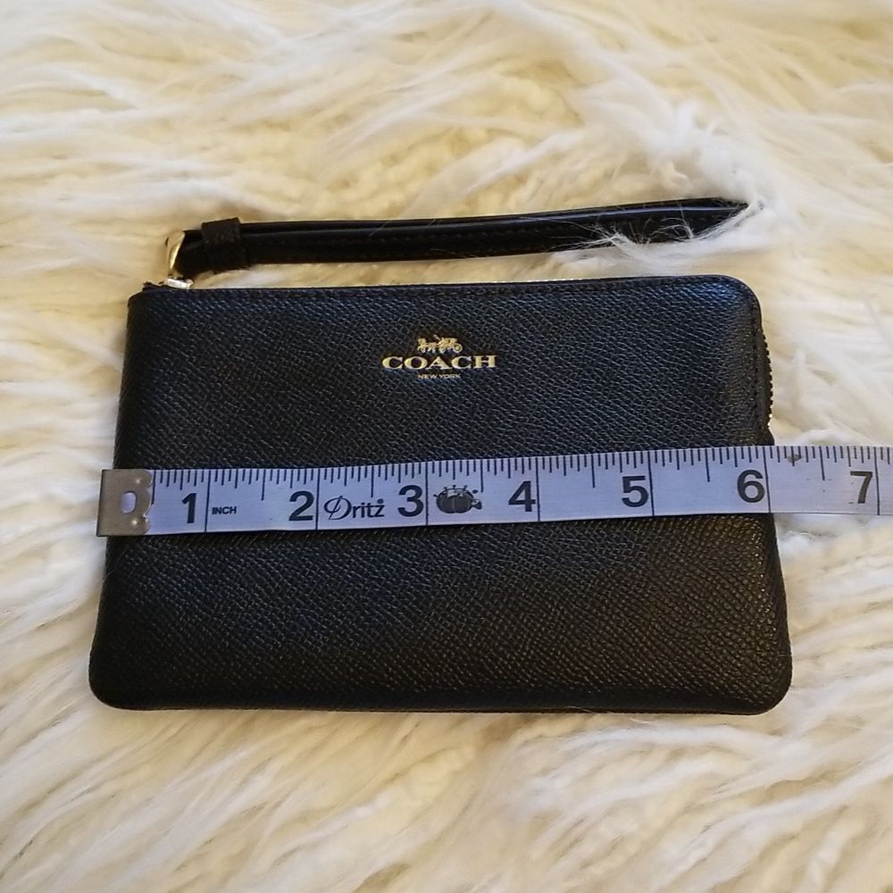 Coach black pebble leather pouch - Picture 10 of 13